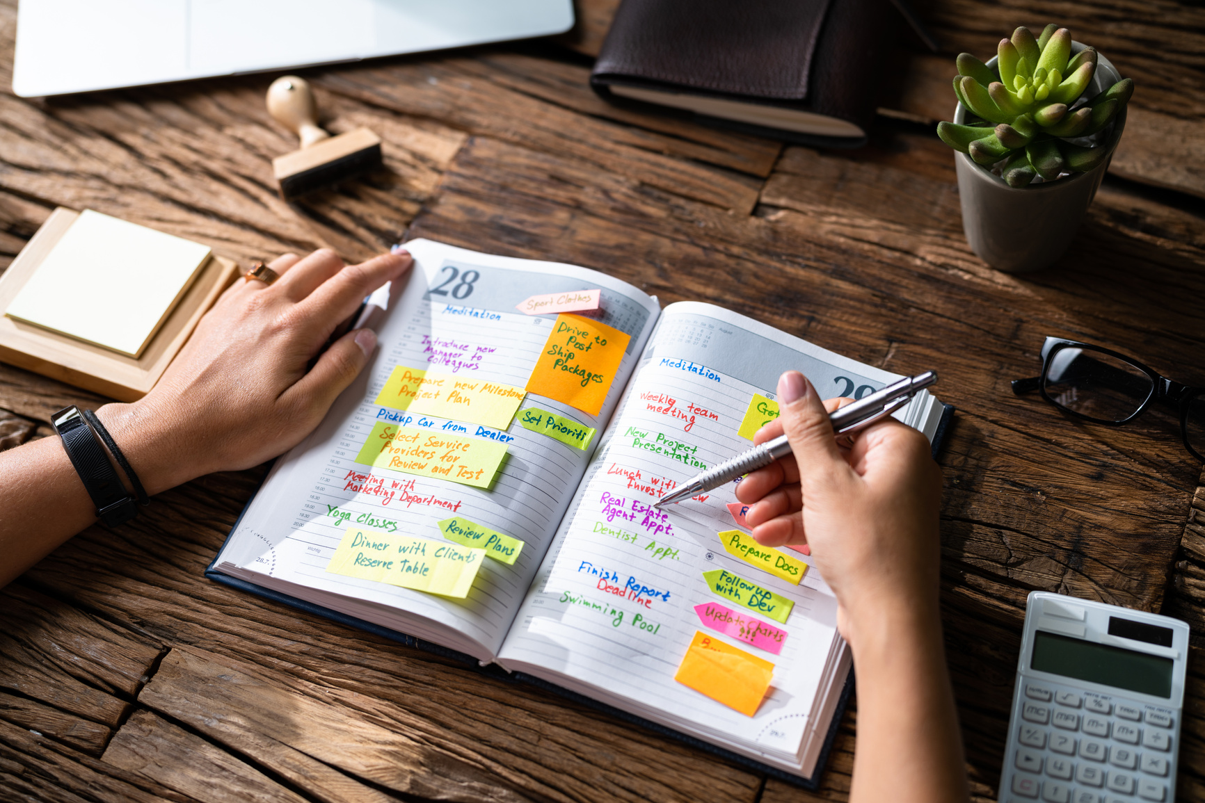 Calendar Schedule Agenda Or Organizer